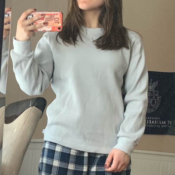 NWT Tna Bailey Longsleeve - Glacier Blue - Picture 3 of 3